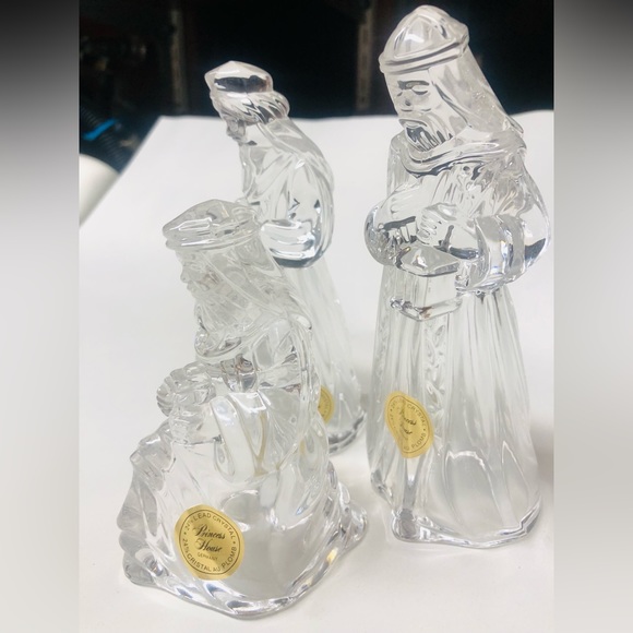 THREE WISE MEN CRYSTAL NATIVITY PIECES PRINCESS HOUSE CRYSTAL BRAND NEW WITH TAG - Picture 5 of 10